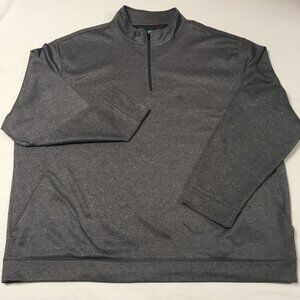 3X Gray PGA Tour Quarter Zip pullover.  Med.  Wt. Golf Casual Pockets Easy Care